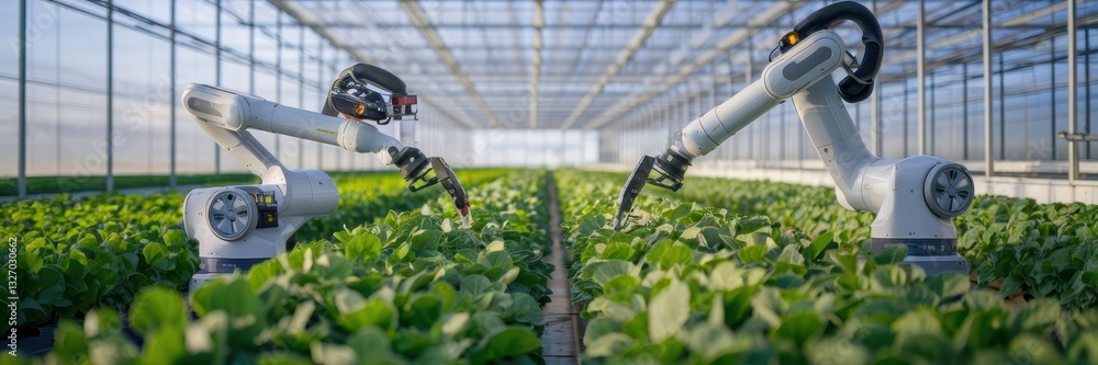 Poster robotic automation in modern agriculture: two robots working in a greenhouse
