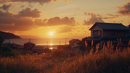 日本の田舎の風景