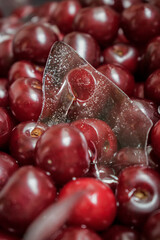 cherry and ice