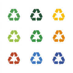 Obraz premium Recycle sign illustration, ecology reuse and recycling symbol