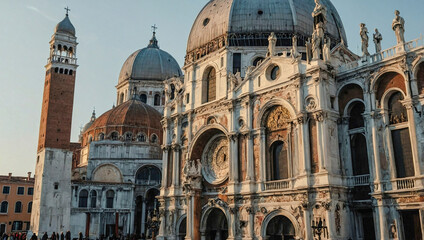 Fototapeta premium Crucifix Basilica in Venice, Italy.