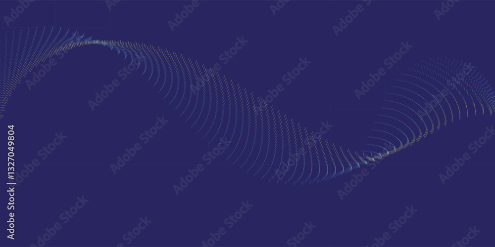 Poster wave flowing liquid line abstract background. black and white vector design 3d lines in perspective,