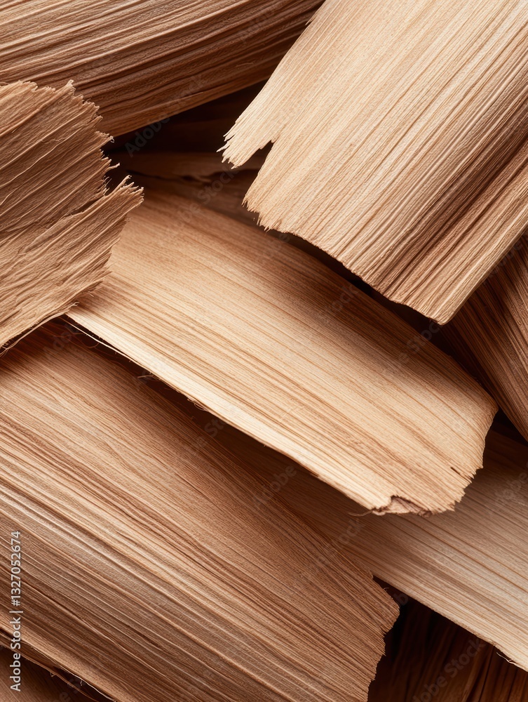 Poster exploring the intricate textures of a coconut shell illuminated by soft natural light during an arti