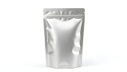 standup pouch with a zipper mockup.