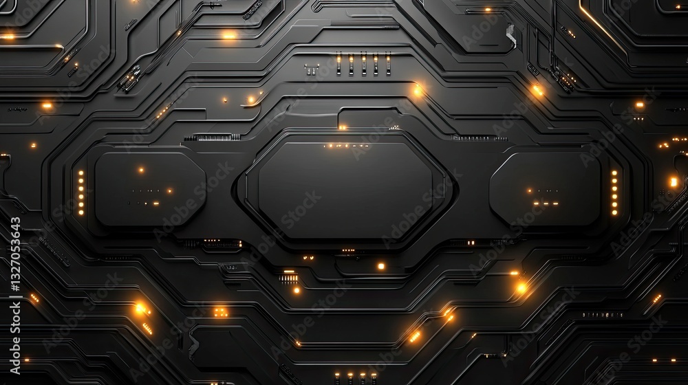 Poster abstract circuit board texture background