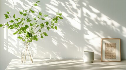 Sunlight-dappled Home Decor with Greenery