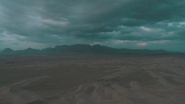 clouds over the mountains