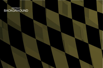 Black gold gradient abstract background with curved wavy lines texture
