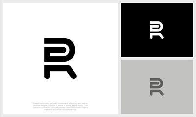 Letter R Logo Template Design Vector Illustration. Initial R Logo.