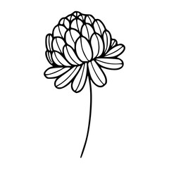 stylized flower vector