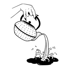 tea ceremony: hand and spouted teapot design