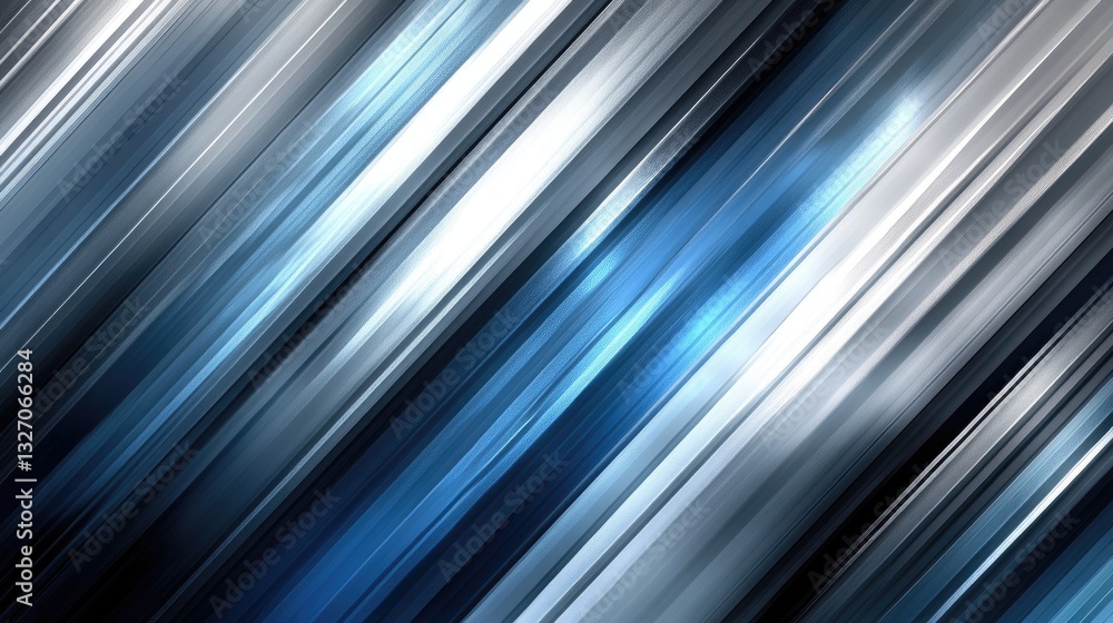 Poster Abstract diagonal lines of light and color