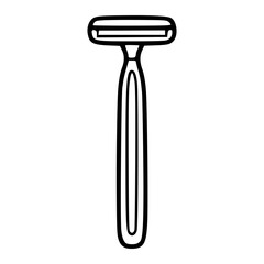 razor shaver outline vector icon