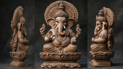 Obraz premium A statue of an elephant, simple and classic design