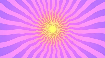 Obraz premium Psychedelic sunburst backdrop design
