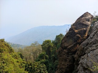 rock in the mountains