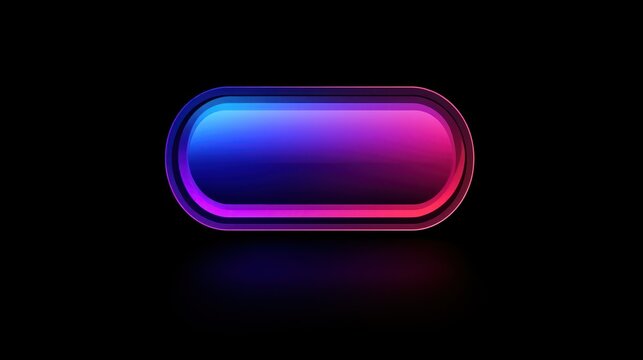 A digital vector icon representing a capsule with a subtle shadow and modern, minimalist design.