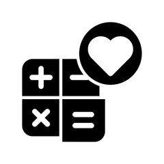 Obraz premium Calculator icon design template