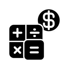 Calculator icon design template