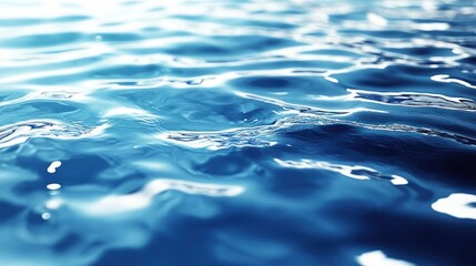 Ethereal Blue Water Gradient: A Tranquil Blend of Light and Depth