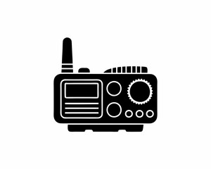 creative details marine radio icon vector illustration