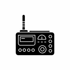 creative details marine radio icon vector illustration