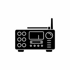 creative details marine radio icon vector illustration