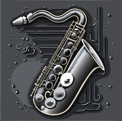 Obraz premium saxophone