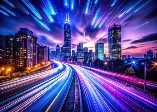 Alessandra: Long Exposure Photography, City Lights, Night, Blurred Motion, Urban Scene, Dramatic Lighting, Abstract, Artistic, Glowing Cityscape, Night Photography, City Nights, Light Trails, Bokeh