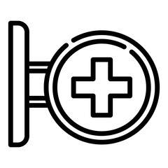 Fototapeta premium pharmacy icon vector illustration concept