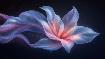 Abstract ethereal flower