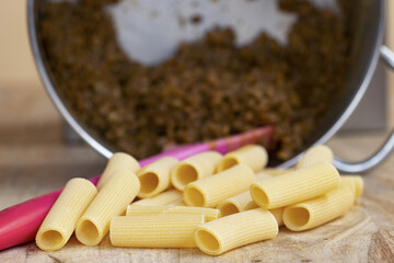pasta with meat sauce
