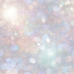 Holographic iridescent rainbow color glitter shiny seamless pattern textured background design 