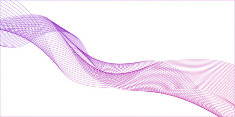 Geometrical and business and technology concept blend line abstract grey wave on white background, Dynamic curved flowing lines abstract background, technology and sound wave pattern background.