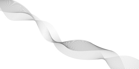 modern wavy curved geometric line patterns, Geometrical and business and technology concept blend line abstract wave on white background, dynamic wave flowing lines abstract background.