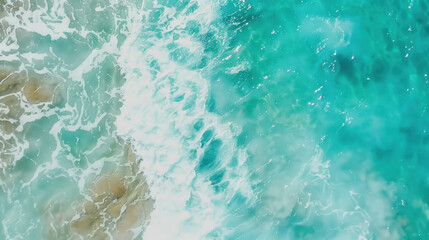 watercolor painting of ocean an a beach