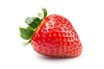 Strawberry Isolated on White Background.