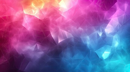 Abstract multicolored polygon background. Possible use digital art