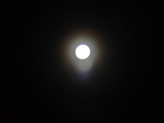 moonlight in the dark night sky