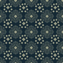 seamless damask pattern