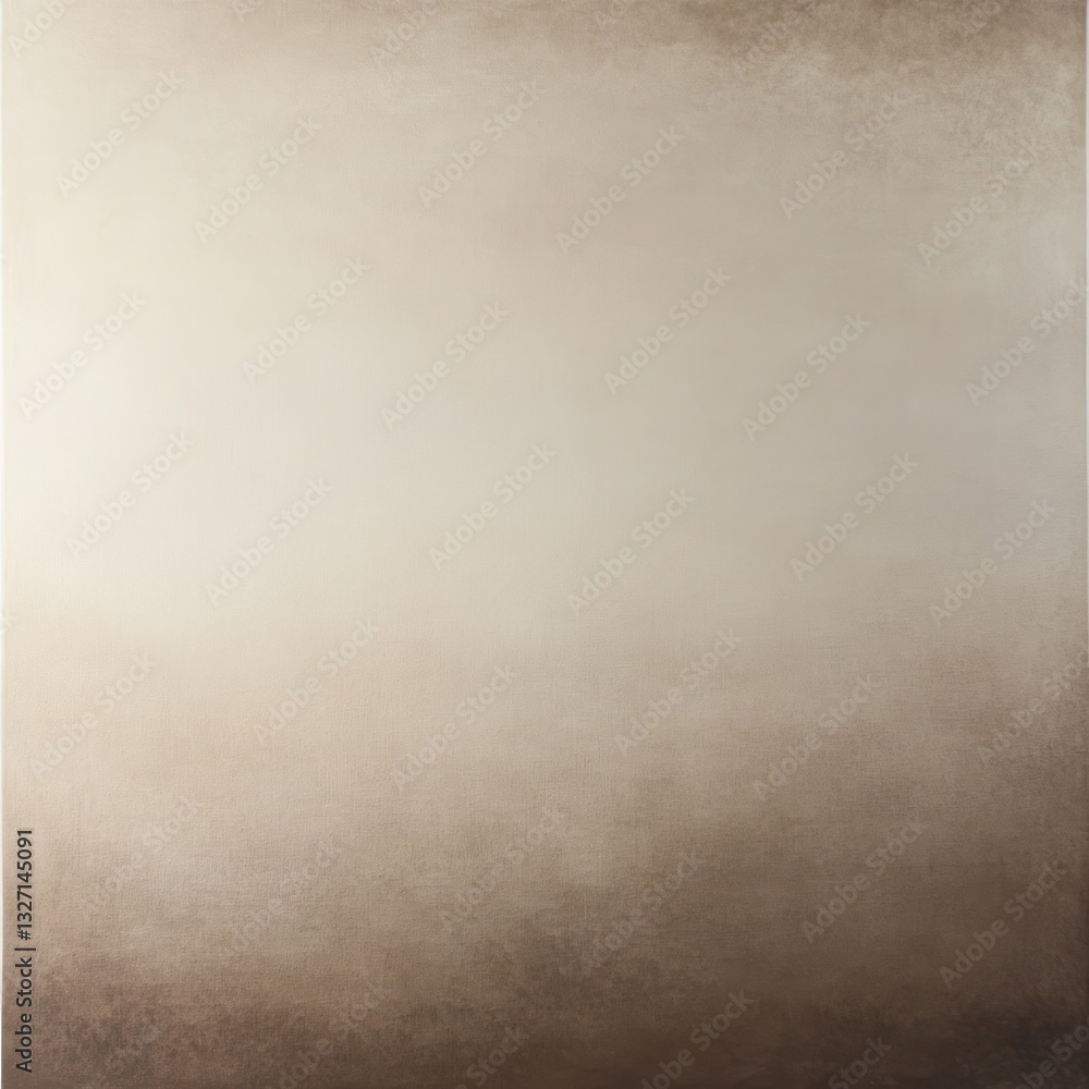 Poster ethereal serenity a blend of cream beige and chocolate hues in soft gradual gradient background text