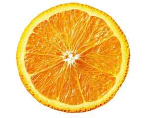 Orange isolated on transparent background, PNG
