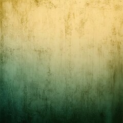 Obraz premium Abstract backdrop of green and yellow gradient with grunge texture and vertical lines for design and photography studio background