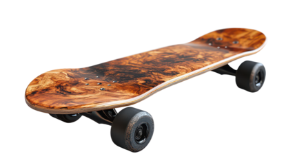 Skateboard isolated on transparent background, PNG