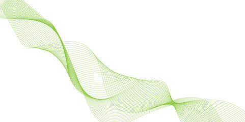 geometric abstract curved wave line on white background in unique style, abstract color gradient technology blend smooth wave lines, geometric abstract lines pattern or wavy stripes for business.