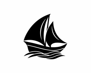 creative details sail icon vector illustration 