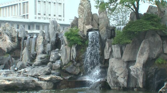 Mansudae fountain park, Pyongyang, North Korea
