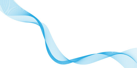 geometric abstract curved wave line on white background in unique style, abstract color gradient technology blend smooth wave lines, geometric abstract lines pattern or wavy stripes for business.