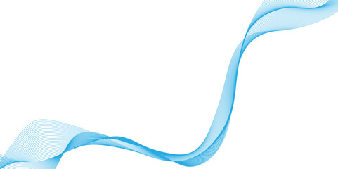 geometric abstract curved wave line on white background in unique style, abstract color gradient technology blend smooth wave lines, geometric abstract lines pattern or wavy stripes for business.