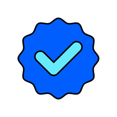 Icon a verified, isolated against a clean background.